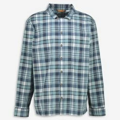 Timberland Blue Plaid Casual Shirt