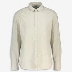 Selected Homme Beige & White Stripe Shirt