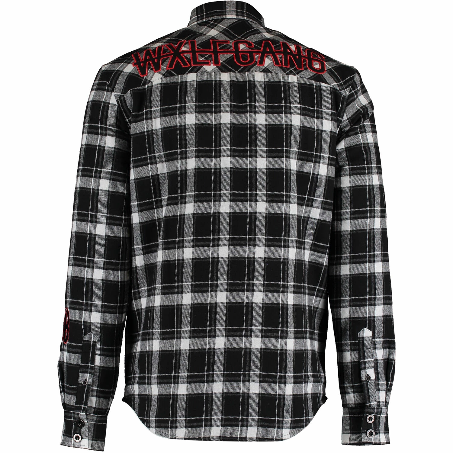 Only The Blind Black & White Flannel Check Shacket 2 Only The Blind Black & White Flannel Check Shacket - Image 2